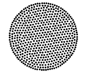 Structures in 2-D Dipolar Systems